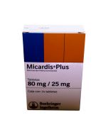 80 mg / 25 mg Hidroclorotiazida + Telmisartán