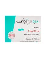 2 mg /850 mg Glimepirida + Metformina