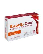 10 mg / 20 mg Ezetimiba + Simvastatina