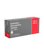 10 mg / 20 mg Ezetimiba + Simvastatina