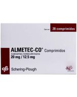Hidroclorotiazida, Olmesartan 20 mg / 12.5 mg