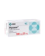 100 mg / 25 mg Hidroclorotiazida + Losartan