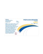 25 mg Hidroclorotiazida 