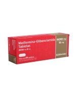 500 mg / 5 mg Glibenclamida + Metformina