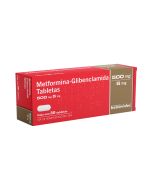 500 mg / 5 mg Glibenclamida + Metformina