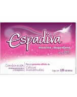 20 mg/400 mg Hioscina, Ibuprofeno Cólicos Menstruales