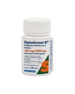 100 mg/1000 mg Sitagliptina, Metformina Liberación Prolongada