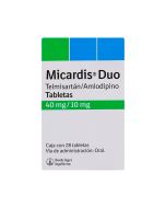 40 mg / 10 mg Amlodipino + Telmisartán
