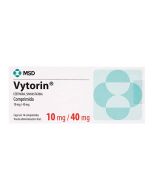 10 mg / 40 mg Ezetimiba + Simvastatina