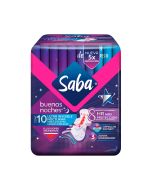 Buenas Noches Toallas Femeninas Ultra Invisible Ultradelgadas Extralagras con Alas Flujo Súper Abundante