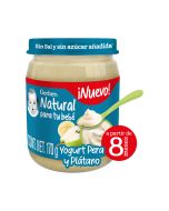 Papilla sabor Yogurt Pera y Platano a partir de 8 Meses