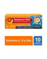 1000 mg Ácido Ascórbico/10 mcg Colecalciferol/10 mg Zinc Sin Azúcar