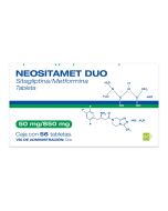 50 mg Sitagliptina/850 mg Metformina