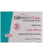 4 mg /850 mg Glimepirida + Metformina