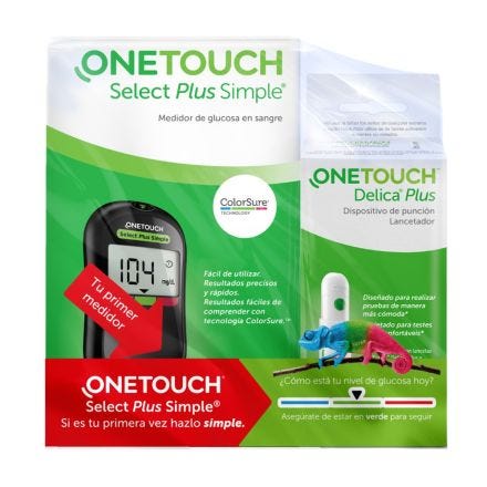 Medidor glucosa onetouch select plus flex