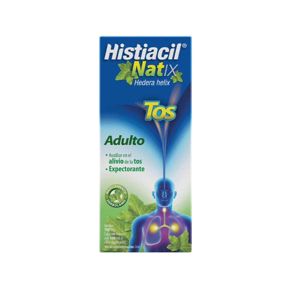 Histiacil Natix jarabe herbolario adulto expectorante, 100 ml