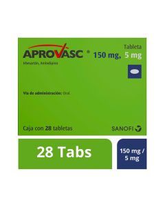150 mg / 5 mg Amlodipino + Irbesartan