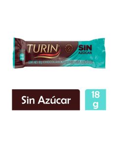 Chocolate Sin Azúcar Amargo Barra 18 gr
