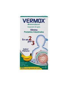 Infantil 20 mg Mebendazol