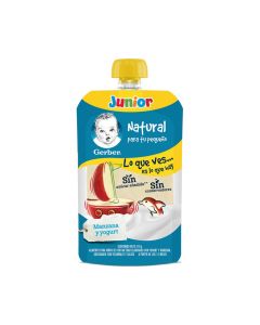 Junior Pouch Manzana y Yogurt Etapa 4