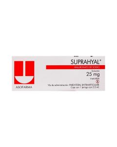 25 mg Hialuronato de Sodio