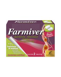 150 mg/200 mg Farmiver Quifamida, Albendazol