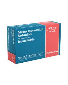 10 mg/2 ml Metoclopramida Solución Inyectable