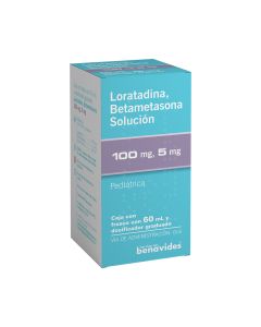 100 mg/5 mg Solución Loratadina, Betametasona 