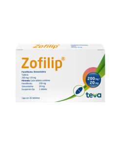 200 mg/20 mg Fenofibrato, Simvastatina
