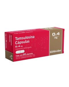 0.4 mg Tamsulosina