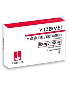 50 mg/850 mg Vildagliptina, Metformina