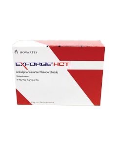 5 mg / 160 mg / 12.5 mg Amlodipino + Hidroclorotiazida + Valsartan