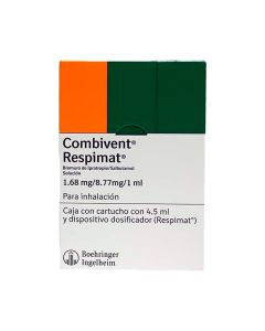 1.68 mcg / 8.77 mg Ipratropio + Salbutamol