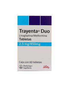 2.5 mg / 850 mg Linagliptina + Metformina