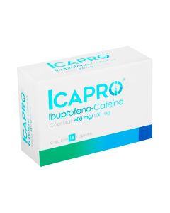 400 mg Cafeína + Ibuprofeno