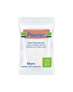 vaso recolector para muestras clínicas