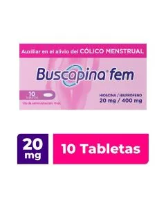 20 mg Hioscina/400 mg Ibuprofeno