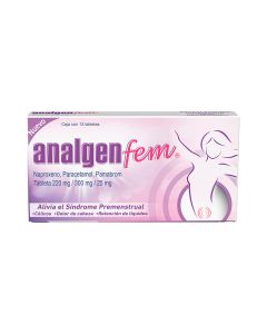 Fem 220 mg/300 mg/25 mg Naproxeno, Paracetamol, Pamabrom