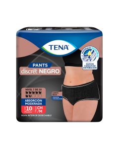Pañales Discret Talla Mediano Negro