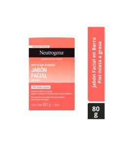 Deep Clean Intensive Jabón en Barra Facial con Glicerina