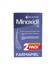 Minoxidil 5% Solución Tratamiento Capilar 2 Pack 60 ml c/u