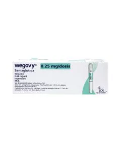 0.25 mg Semaglutida Solución Inyectable