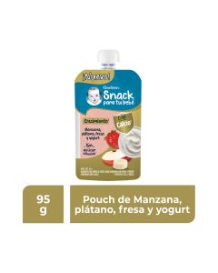  Manzana Plátano Fresa Yogurt Pouch 